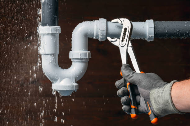 Professional Pipe Repair technician working in Hadley, NY